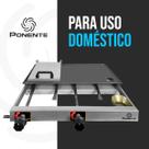 Chapa Para Lanche Com Prensa Inox á Gás 2 Bocas 30x60cm Ponente