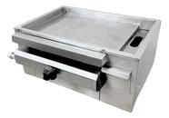 Chapa Profissional Americana Lanche 50cm A Gás Baixa Pressão