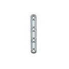 Chapa Reta 15 X 140mm Aço 1020 Zincado 4 Furos