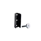Chapa U com Sapata Niveladora 1/4 pol. 16x50mm (15mm) Preta Caad