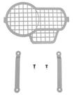 Chapam protetor de farol mod.grade p/bmw r 1200 gs sport2013-prata (cód:897)