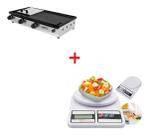 Chapeira De Lanches Semi Profissional À Gás + Balança digital para alimento