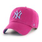 Chapéu 47 New York Yankees Dad Boné rosa orquídea ajustável