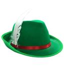 Chapeu Alemao Oktoberfest Verde Com Pena Chapeu Alemao Oktoberfest Verde Com Pena