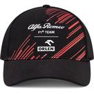 Chapéu Alfa Romeo Racing F1 Team ORLEN 2022 preto para adulto