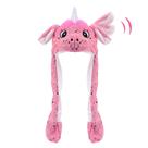 Chapéu Animal Bubblepompom Unicorn Pink para crianças de 3 ou mais anos
