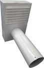 Chapéu Anti Retorno Alumínio 33cmx9cmx21cm 30 x 100mm Chapéu Anti Retorno Alumínio 33cmx9cmx21cm 30 x 100mm