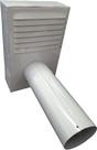 Chapéu Anti Retorno Alumínio 33cmx9cmx21cm 30 x 130mm Chapéu Anti Retorno Alumínio 33cmx9cmx21cm 30 x 130mm