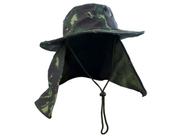 Chapéu australiano c proteção pescoco orelha joga camuflado