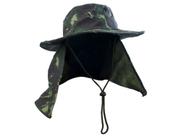 Chapéu australiano c proteção pescoco orelha joga camuflado