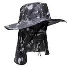 Chapéu Australiano Pescador Boné de praia Pesca Proteção Solar Pescoço Sol Camping Chapéu Australiano Pescador Boné de praia Pesca Proteção Solar Pescoço Sol Camping