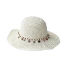 Chapéu Balde de Palha Dobrável Multicolorido para Meninas - Chapéu de Sol Artesanal para Viagens