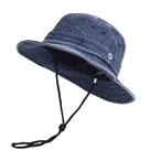 Chapéu Balde Unissex de Algodão Lavado - Ideal para Primavera/Verão - Pesca, Caça e Sol