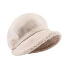 Chapéu Beret Feminino De Inverno Quente E Respirável Estilo Francês, Boné Casual Para Passeios E
