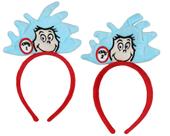 Chapéu Bioworld Cat in The Hat Thing, 1 e 2 bandanas, pacote com 2