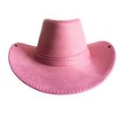Chapéu Boiadeira Infantil Camurça Unissex Country Vaquejada Ana castela ideal para compor look Boiadeira