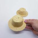 Chapéu Boneca palha Decorativo 10un