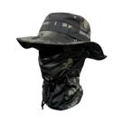 Chapéu Boonie Camo Com Aba Larga E Proteção UV, Chapéu De Sol Com Máscara Balaclava Para Pesca, Caça