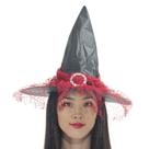 Chapéu Bruxa Darlene Vermelho Original Abrakadabra Fantasias