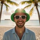 Chapéu Bucket Cata Ovo Unissex Adulto Boné Hat Praia Premium