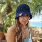 Chapéu Bucket de crochê