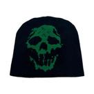 Chapéu Bucket De Lã Com Estampa De Caveira Colorida, Quente E Confortável, Estilo Punk Hip Hop Para