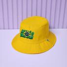 Chapeu Bucket Hat Unissex BRASIL Copa Do Mundo Casual COR:AMARELO/GRAFITADOTamanho:Único