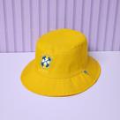 Chapeu Bucket Hat Unissex BRASIL Copa Do Mundo Casual COR:AMARELO/GRAFITADOTamanho:Único
