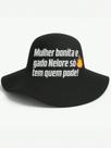 Chapéu Caminhoneiro Cata Ovo Feltro Natanzinho Lima Frases