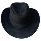 Chapéu Camurça Preto UNISSEX Country Festa Junina Vaquejada Aba Média