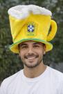 Chapéu Caneca Chopp Brasil Torcedor Copa Do Mundo 2026