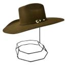 Chapéu Carneira Elástica Pralana Country Cross Felt Marrom Café 100% Lã Ref: 12426