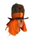 Chapéu Cartola Chapeleiro c/ Peruca Fantasia Cosplay Festa