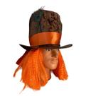Chapéu Cartola Chapeleiro c/ Peruca Fantasia Cosplay Festa