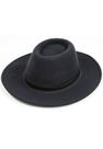Chapéu Chapelaria Vintage Fedora Gângster Preto Chapéu Chapelaria Vintage Fedora Gângster Preto