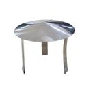 Chapéu Chinês Aço Inox Dutos Chaminé Fogão Churrasqueir