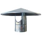 Chapéu Chinês Galvanizado 100mm Para Chaminé, Fogão a Lenha E Churrasqueira