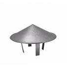 Chapéu chinês galvanizado para dutos de 115 mm de diâmetro para topo de chaminé