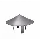 Chapéu chinês galvanizado para dutos de 230 mm de diâmetro para topo de chaminé