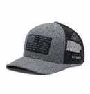 Chapéu Columbia PFG Fish Flag Mesh Snap Back Grill Heather
