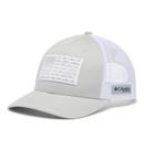 Chapéu Columbia PFG Fish Flag Mesh Snap Back unissex Cool Grey