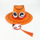 Chapéu Cosplay Ace Orange Cap para adultos