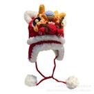 Chapéu Cosplay Lions Costume Headwear Warm Soft Cozy para crianças/adultos Chapéu Cosplay Lions Costume Headwear Warm Soft Cozy para crianças/adultos