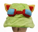 Chapéu Cosplay Teemos Warm Plush Costume Headwear para adultos/crianças Chapéu Cosplay Teemos Warm Plush Costume Headwear para adultos/crianças