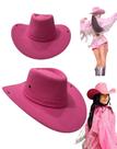 Chapéu Country Ana Castela Boiadereira Rodeio Cowboy Sertanejo Vaquejada Feminino Moda Fashion ROSA