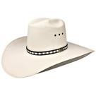 Chapéu Country branco com Strass no couro feminino masculino