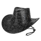 Chapéu Country Cowboy Aba Larga Unissex Preto Rodeio Chapéu Country Cowboy Aba Larga Unissex Preto Rodeio