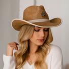 Chapéu Country de Cisau Marrom Caramelo Unissex Chapéu Country de Cisau Marrom Caramelo Unissex