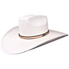 Chapéu Country feminino branco com brilho e strass na aba