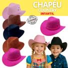 Chapéu Country Infantil Criança Cowboy Festa Junina São João Rodeio Barretos Sertanejo PEGWEB